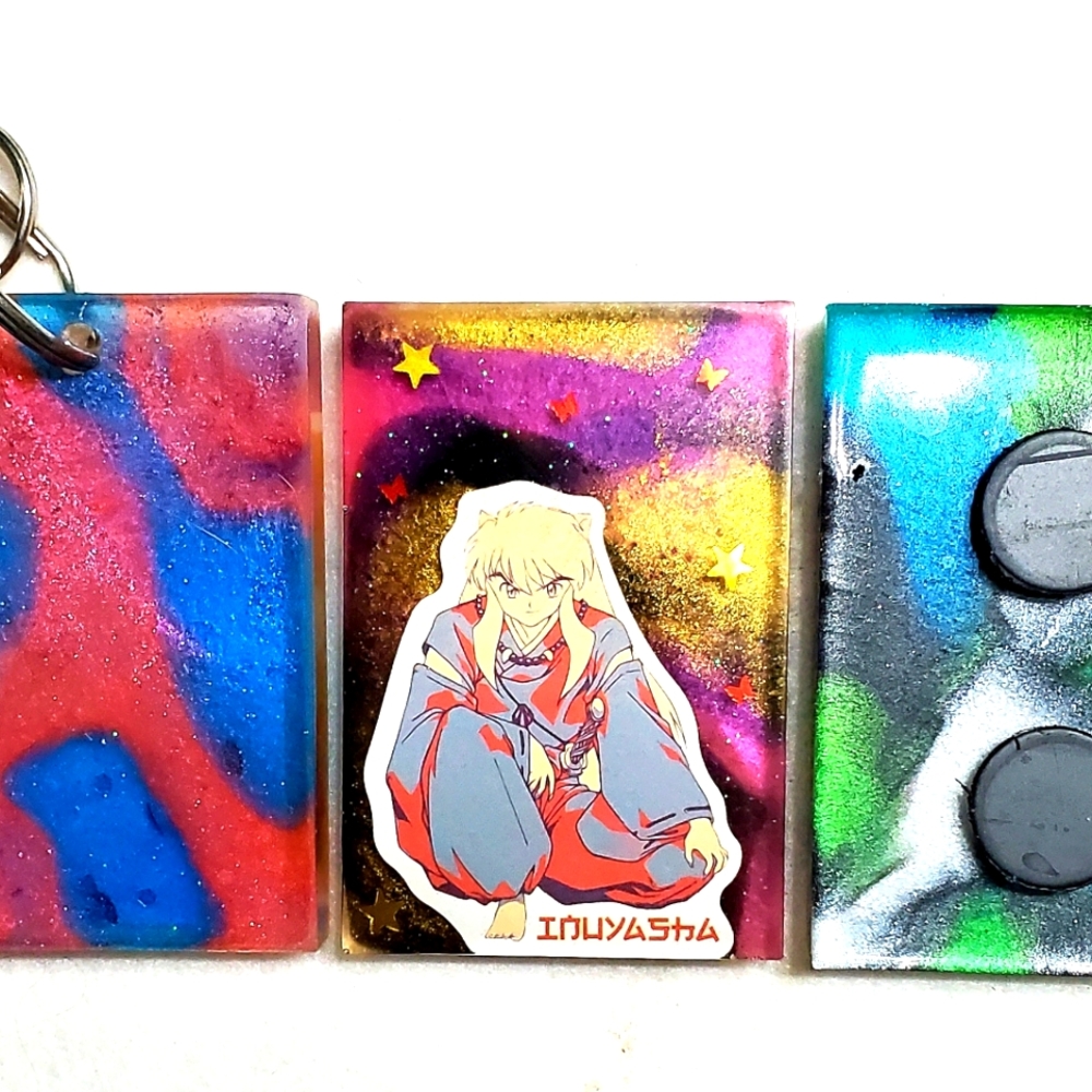 Inuyasha Handmade Keychain or Fridge Magnet "Your Choice"